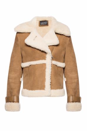 ‘farley’ fur-trimmed jacket, zdjęcie 1 ‘farley’ fur-trimmed jacket od AllSaints